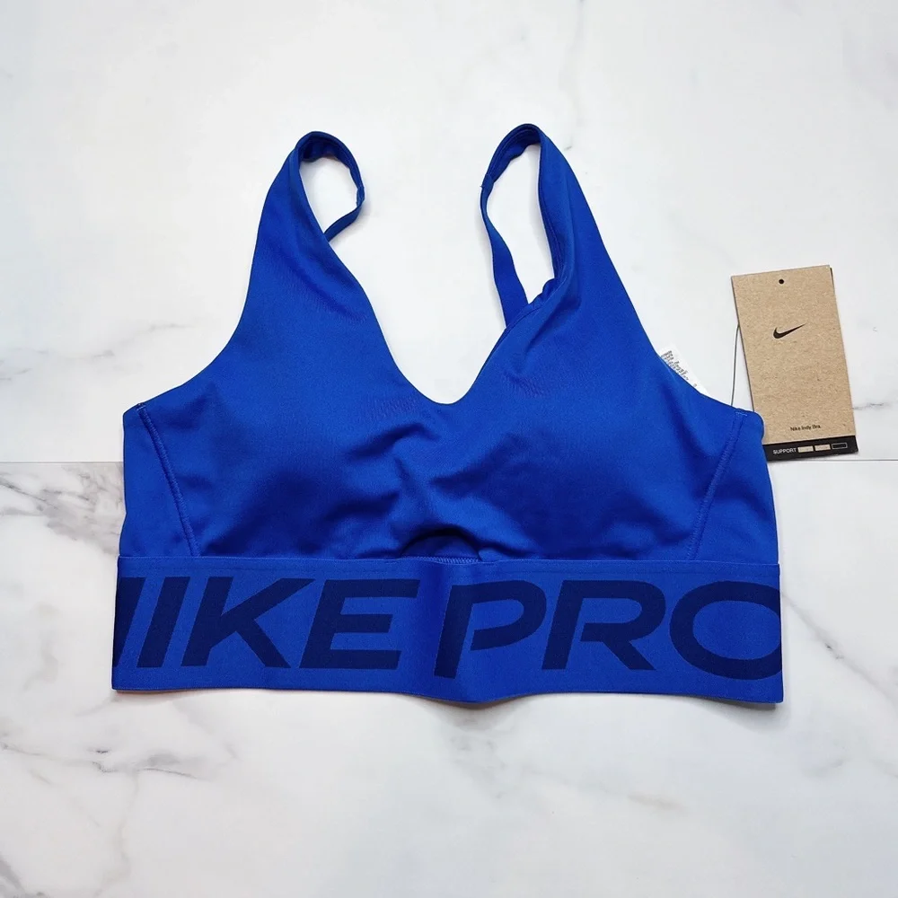 NWT Nike Pro Indy Plunge Sports Bra - Picture 2 of 4
